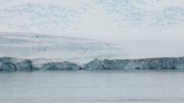 King George Adası - Buz Oluşumları ile Antarktika Kıyı Şeridi