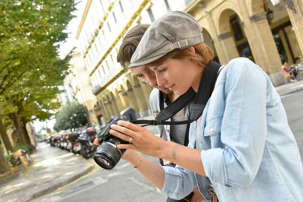 Ludzi robi Fotoreportaż — Zdjęcie stockowe