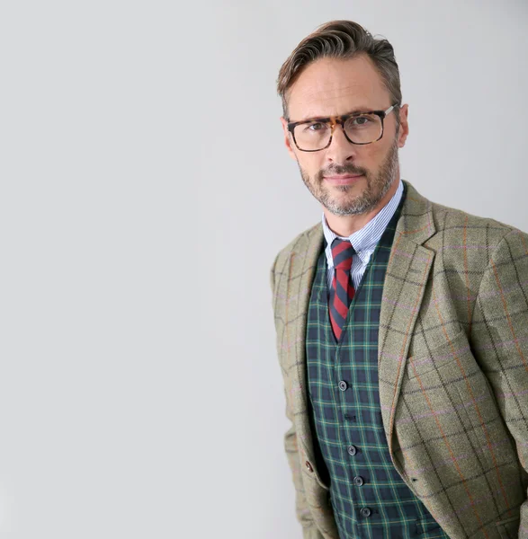 Stylish guy posing — Stock Photo, Image