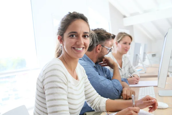 School girl in class — Stock Photo, Image