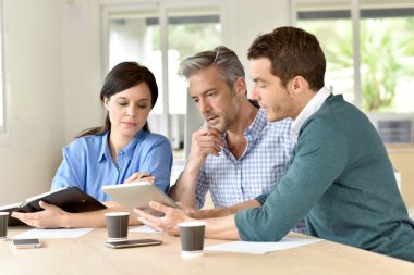 Toplantı için toplama takım