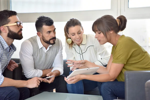 Vergadering van zakenmensen — Stockfoto