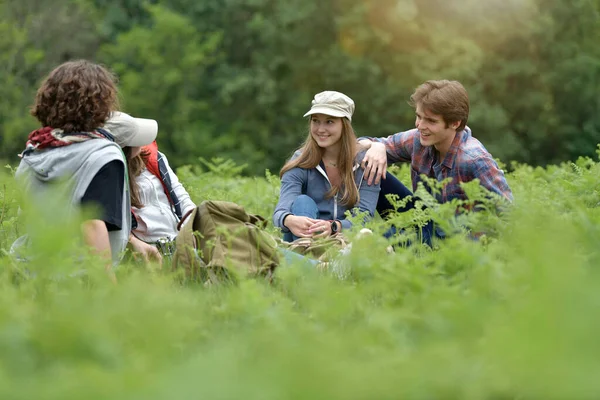 Gruppo Amici Una Giornata Escursioni — Foto Stock