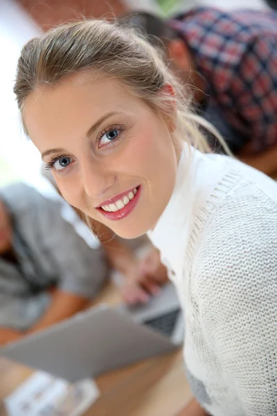 Studente ragazza — Foto Stock