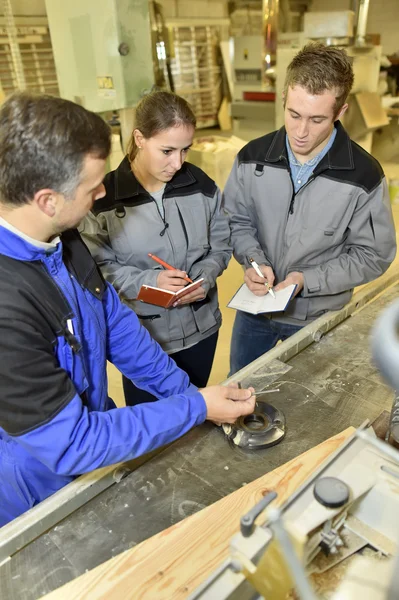 Students in workshop course — Stock Photo, Image