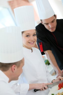 Eğitim kursu yemek kız