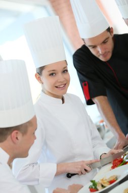 Eğitim kursu yemek kız