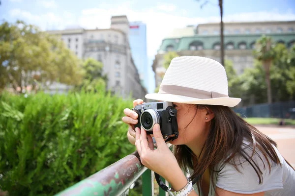 Touristen beim Fotografieren — Stockfoto