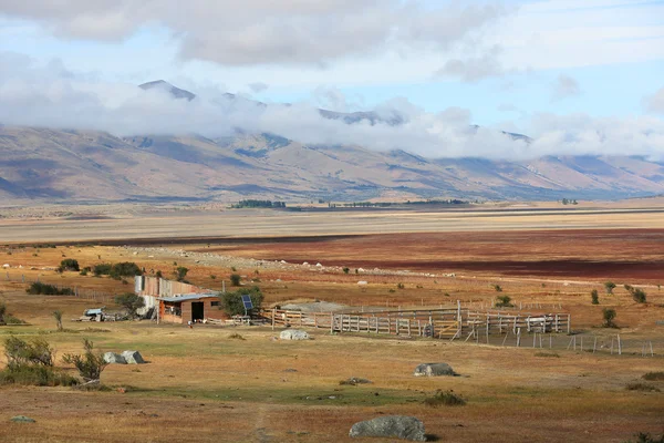 South Patagonia farmland — Stock Photo, Image