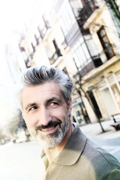 Man standing on street — Stock Photo, Image