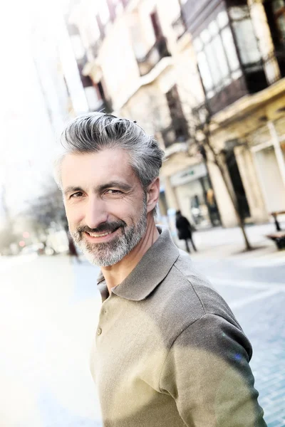 Man standing on street — Stock Photo, Image