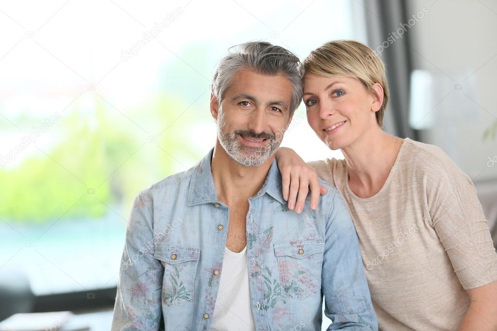 Mature Couple Standing