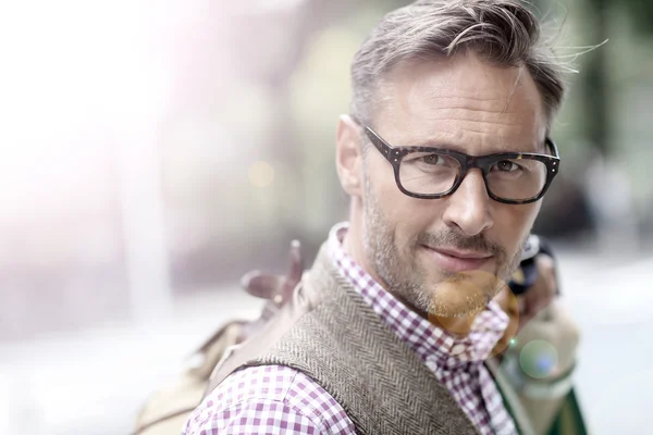 Trendy smiling guy — Stock Photo, Image