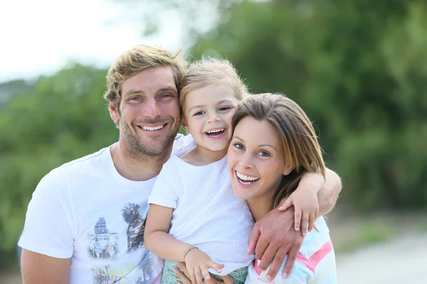 Famiglia divertirsi insieme — Foto Stock