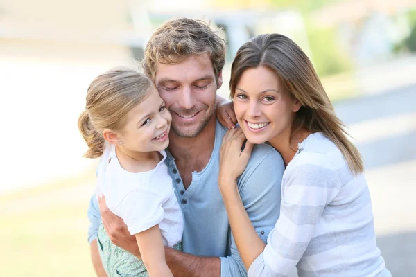 Familie hebben plezier samen — Stockfoto