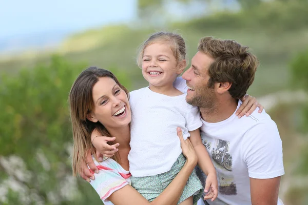 Família se divertindo juntos — Fotografia de Stock