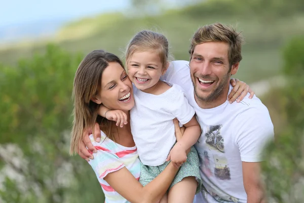 Famiglia divertirsi insieme — Foto Stock