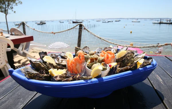 Plateau de fruits de mer ensemble — Photo