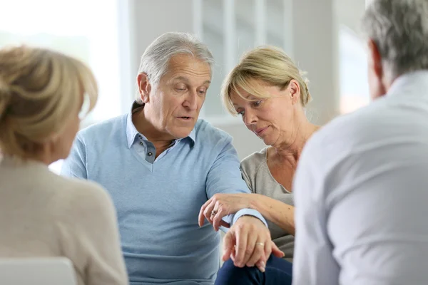 Couple attending  therapy — Stock Photo, Image