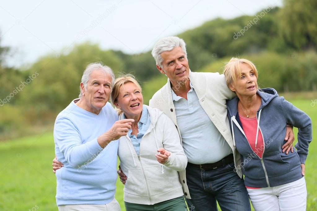 Group of senior people