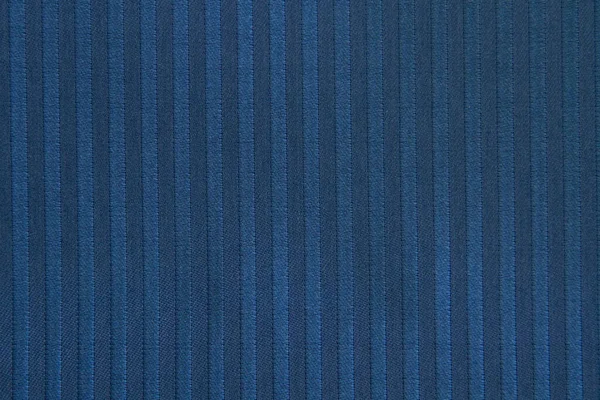 Klassischer Blau Gestreifter Stoff Textur Abstrakter Hintergrund Für Design — Stockfoto
