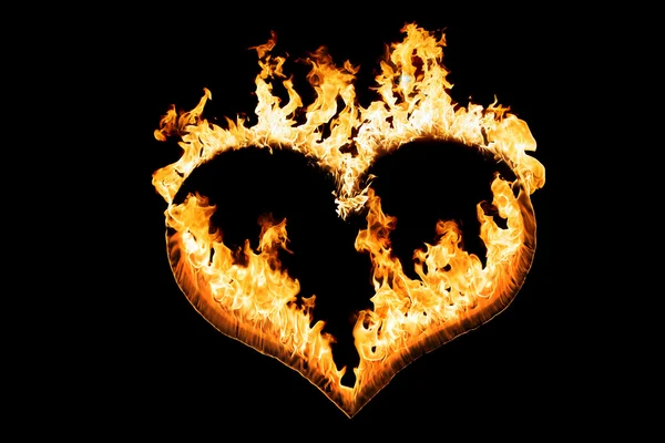 Corazón de fuego —  Fotos de Stock
