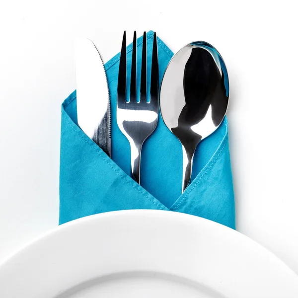 Knife, Fork, Spoon isolated on white. — Stock Image Knife, Fork, Spoon isolated on white. Royalty Free Stock Images