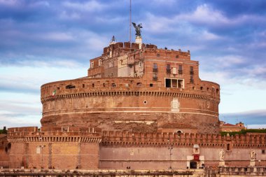 Görünümünü Castel Sant'Angelo, Rome, İtalya.