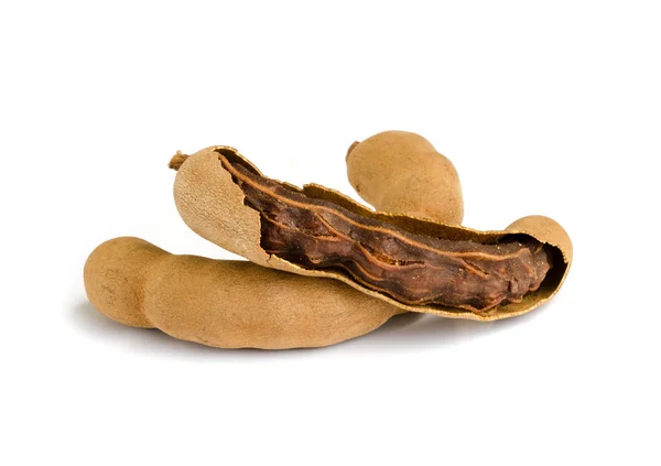 Doce Tamarind isolado . — Fotografia de Stock