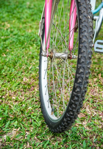 Régi kerékpár-rész. — Stock Fotó