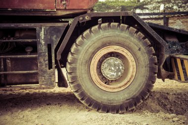 Vintage kamyon ekipman.
