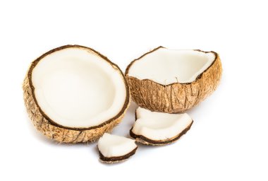 Hindistan cevizinin yarısı.