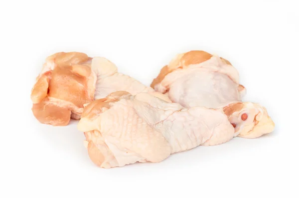 익 지 않는 닭 고기. — 스톡 사진