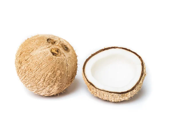Половина кокоса . — стоковое фото