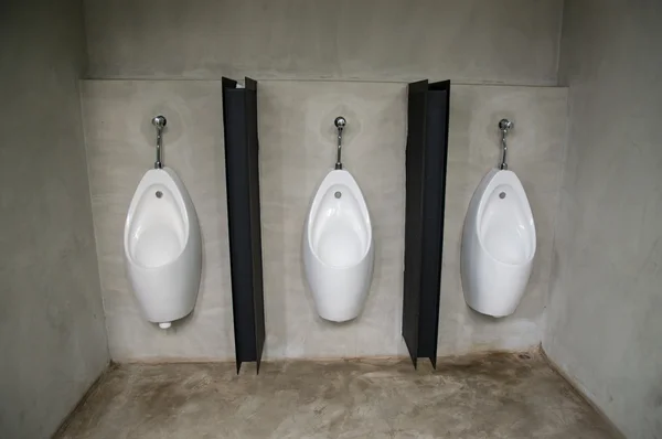 Chamber pot in men public toilet. — Stock Photo, Image