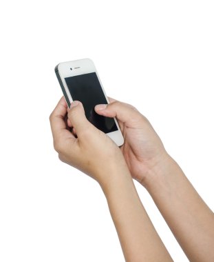 Akıllı telefonlu kadın..