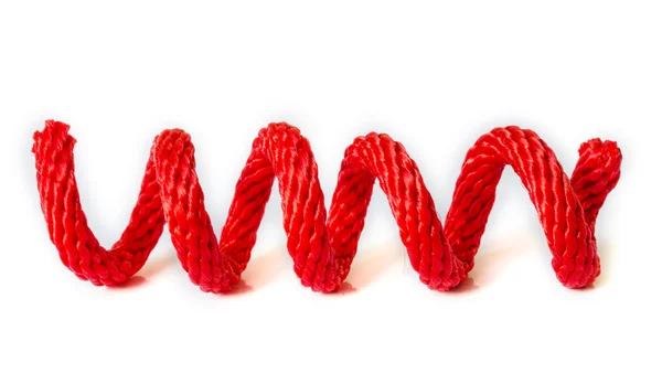 Red Rope . — Stock Photo, Image