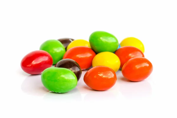 Caramelo recubierto de chocolate colorido . —  Fotos de Stock
