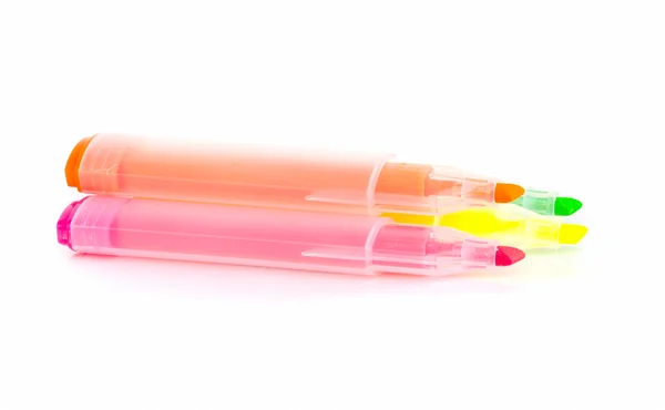 Canetas marcadores coloridos . — Fotografia de Stock