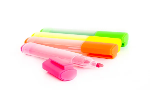 Colorful markers pens. — Stock Photo, Image