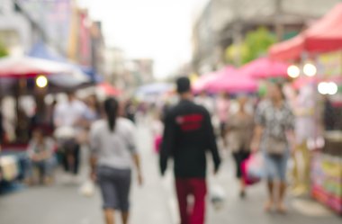 Soyut bulanık insanlar.