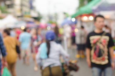 Soyut bulanık insanlar.