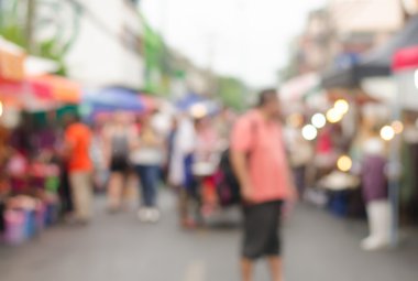 Soyut bulanık insanlar.