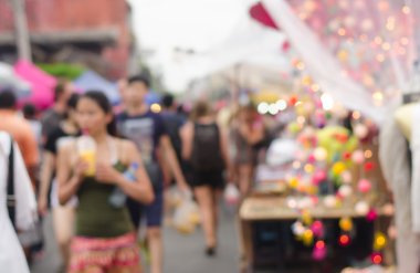 Soyut bulanık insanlar.