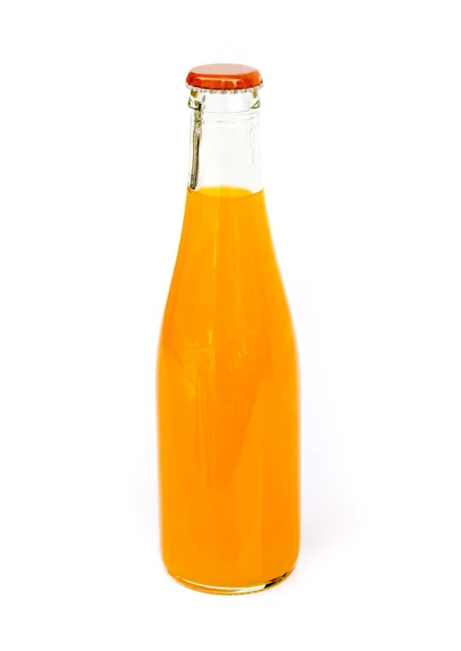 Flasche Orangensaft. — Stockfoto