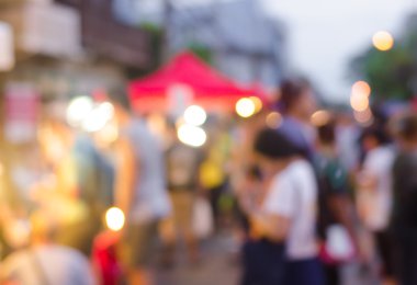 Soyut bulanık insanlar.