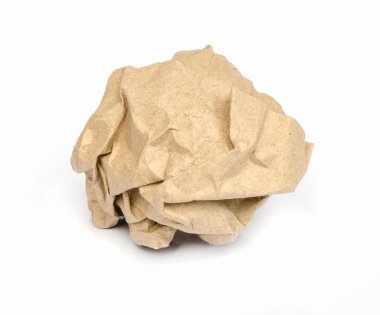 Kağıt topu geri dönüşüm.