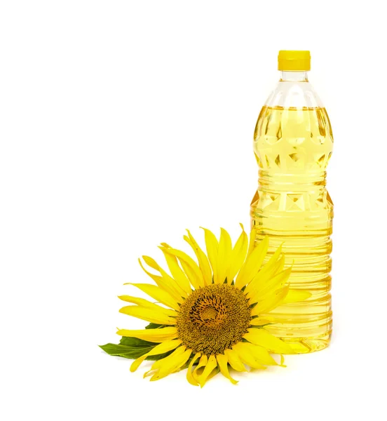Sonnenblumenöl. — Stockfoto