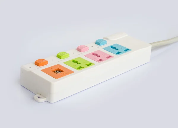 The power strip. — Stock Photo, Image