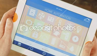 Akıllı Ev Otomasyonu uygulama Tablet